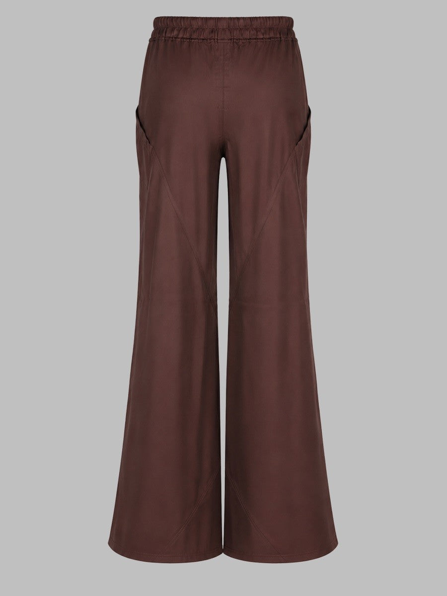 Rick Owens Women's Pantalone Con Coulisse Purple
