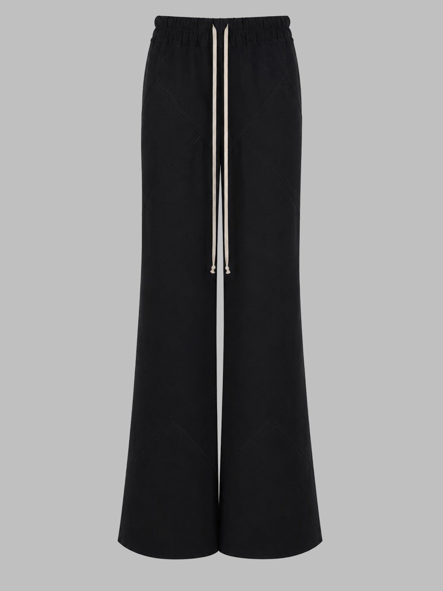 Rick Owens Women's Pantalone Con Coulisse Black