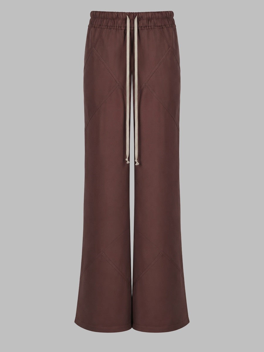 Rick Owens Women's Pantalone Con Coulisse Purple