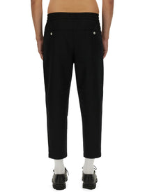 Drôle de Monsieur Men's Pantalone Cropped Black