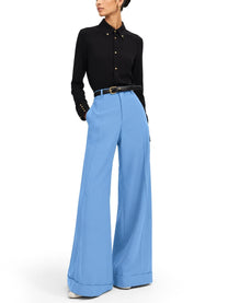 Celine Women's Pantalone Dock in Lana Blue