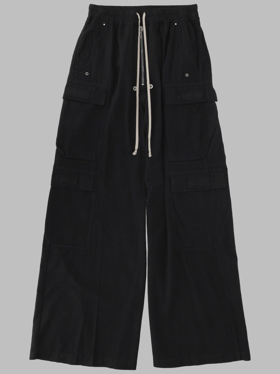 DRKSHDW Men's Pantalone Double Cargo Jumbo Belas Black