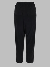 Rick Owens Women's Pantalone Drawstring Astaires Cropped Black