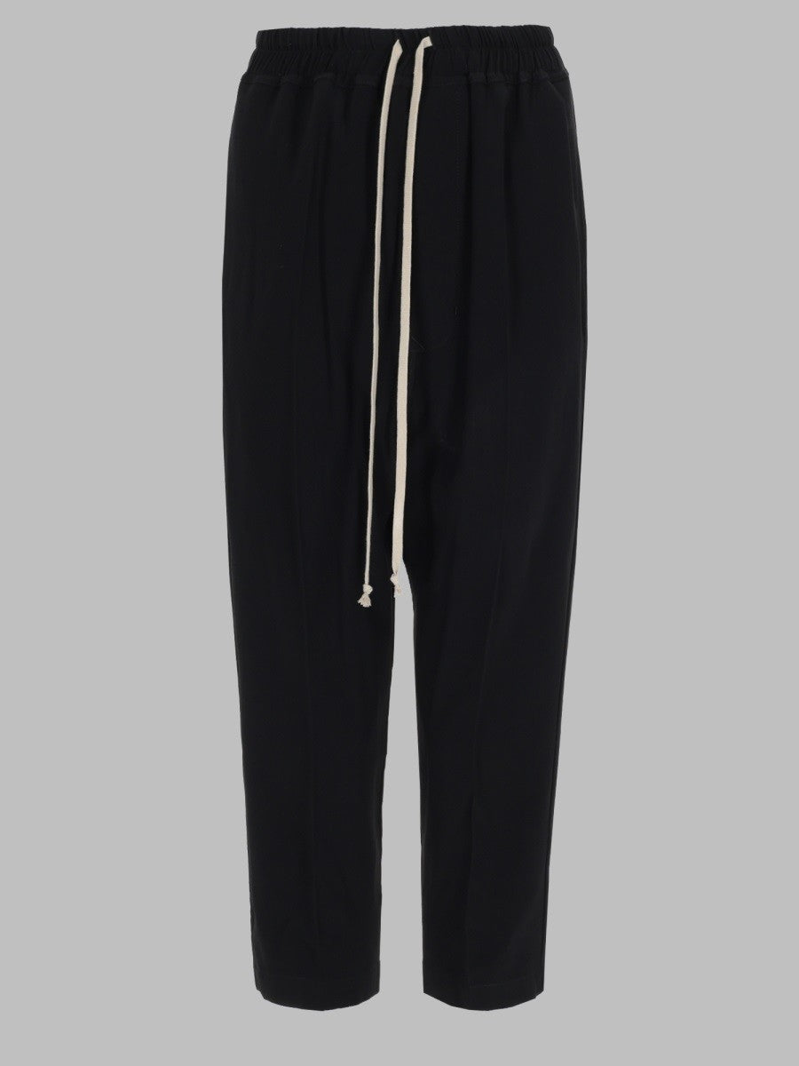 Rick Owens Women's Pantalone Drawstring Astaires Cropped Black