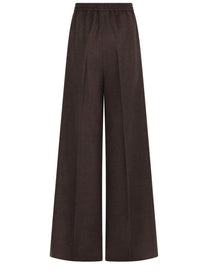 Max Mara Women's Batavia Wool Trousers Brown