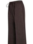 Max Mara Women's Batavia Wool Trousers Brown