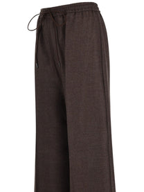 Max Mara Women's Batavia Wool Trousers Brown
