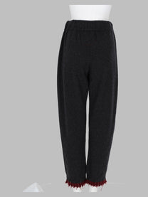 Uma Wang Women's Cashmere Trousers Grey, view 2