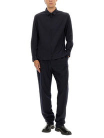 Giorgio Armani Men's Pantalone in Cashmere Blue
