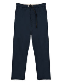 White Sand Men's Cotton Trousers with Belt Blue