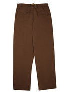 White Sand Men's Cotton Trousers with Belt Brown, view 2