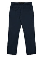 White Sand Men's Cotton Trousers with Belt Blue, view 2