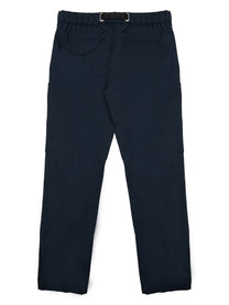 White Sand Men's Cotton Trousers with Belt Blue, view 2