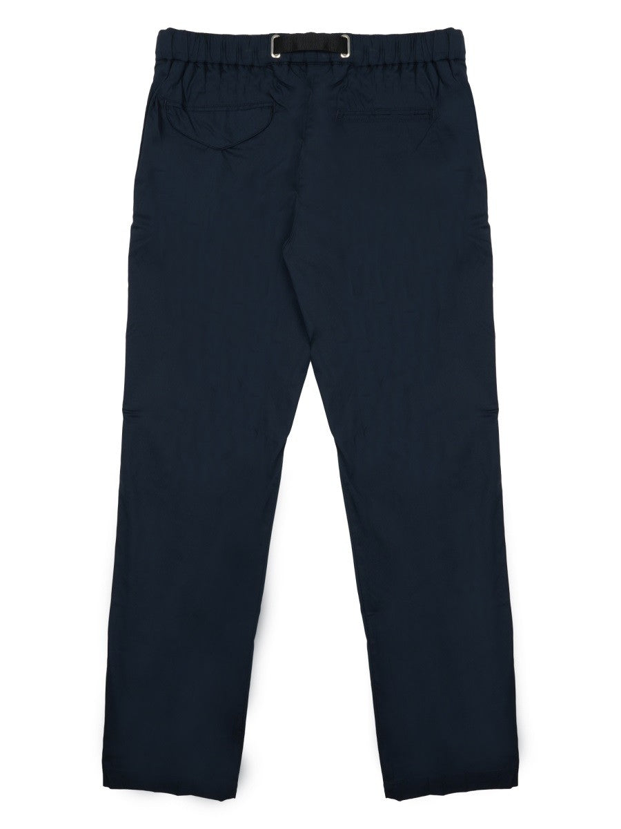 White Sand Men's Cotton Trousers with Belt Blue, view 2