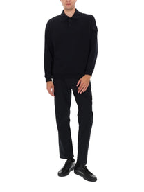 Stone Island Men's Pantalone in Cotone Black