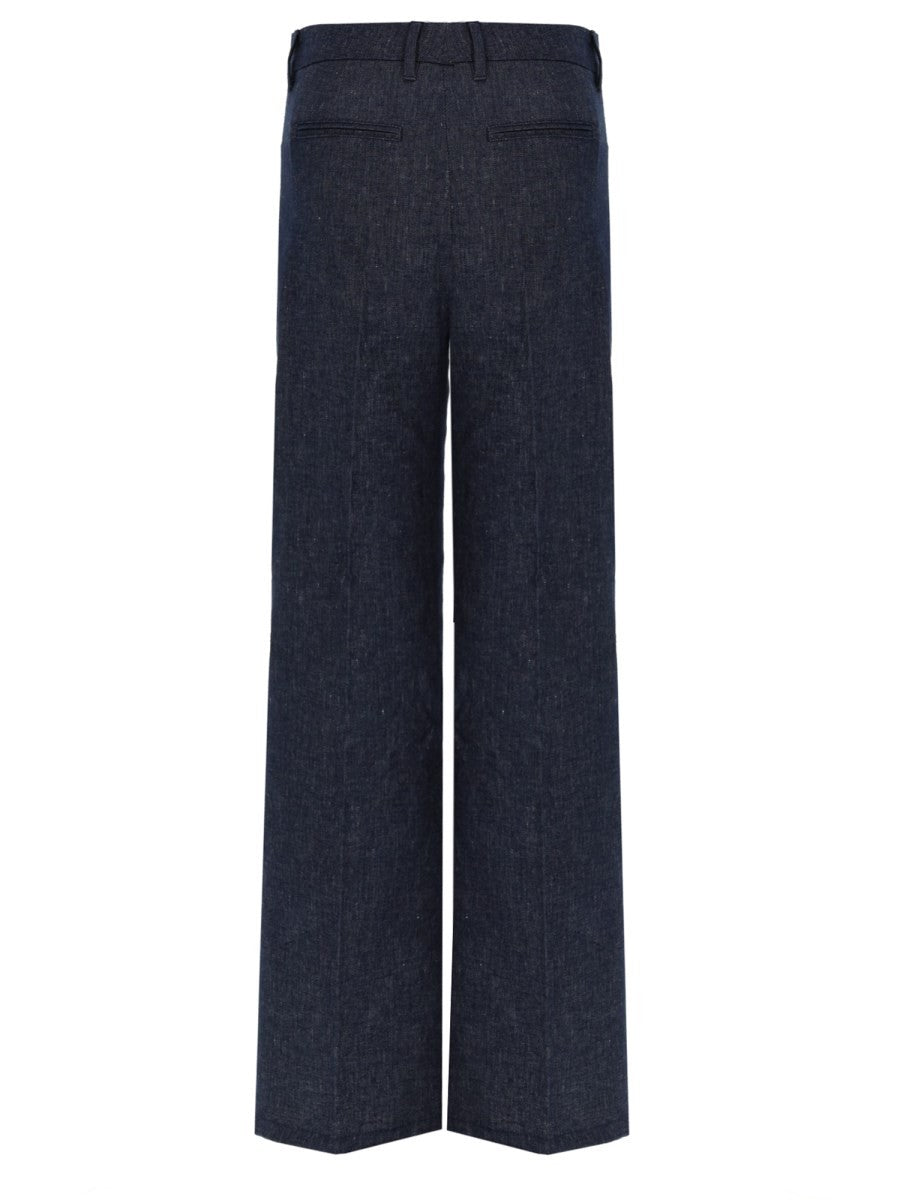 S MAX MARA Women's Pantalone in Denim Abete Blue