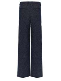 S MAX MARA Women's Pantalone in Denim Abete Blue