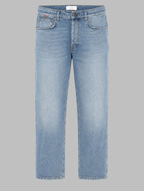 Lardini Men's Pantalone in Denim DI Cotone Blue