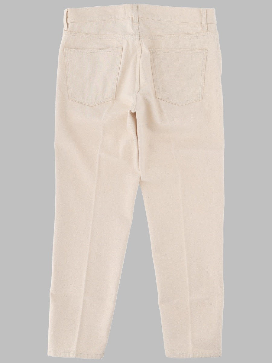 Lardini Men's Pantalone in Denim DI Cotone Beige