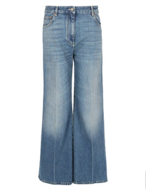 Valentino Women's Pantalone in Denim Blue