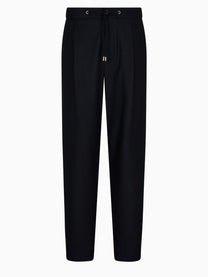 Giorgio Armani Men's Pantalone in Drap DI Cashmere Stretch Blue