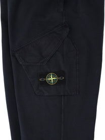 Stone Island Men's Pantalone in Felpa Di Cotone Blue
