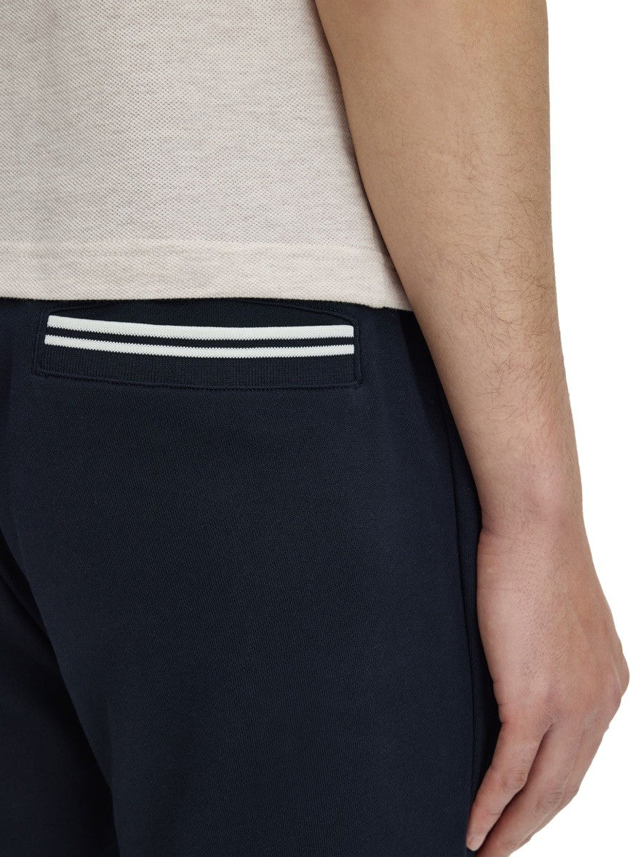 Fred Perry Men's Cotton Sweatshirt Trousers Blue