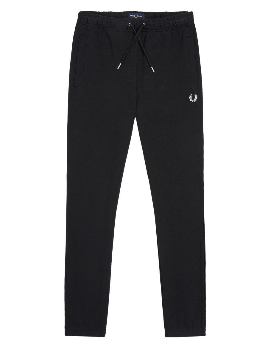 Fred Perry Men's Cotton Sweatshirt Trousers Black
