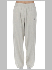 Drôle de Monsieur Men's Pantalone in Felpa DI Cotone Grey