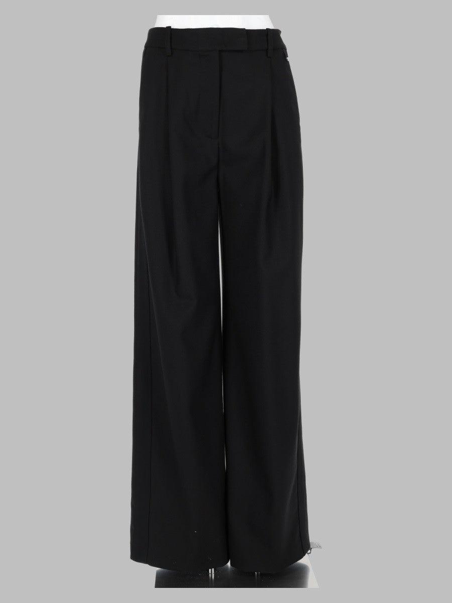 Herno Women's Pantalone in Gabardina Stretch Black