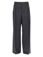 Ami Paris Men's Wool Trousers Grey