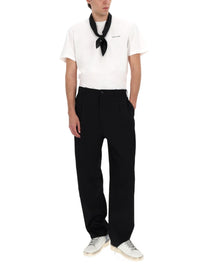 Golden Goose Men's Pantalone in Lana Black