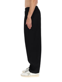Golden Goose Men's Pantalone in Lana Black