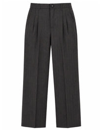 Ami Paris Men's Wool Trousers Grey