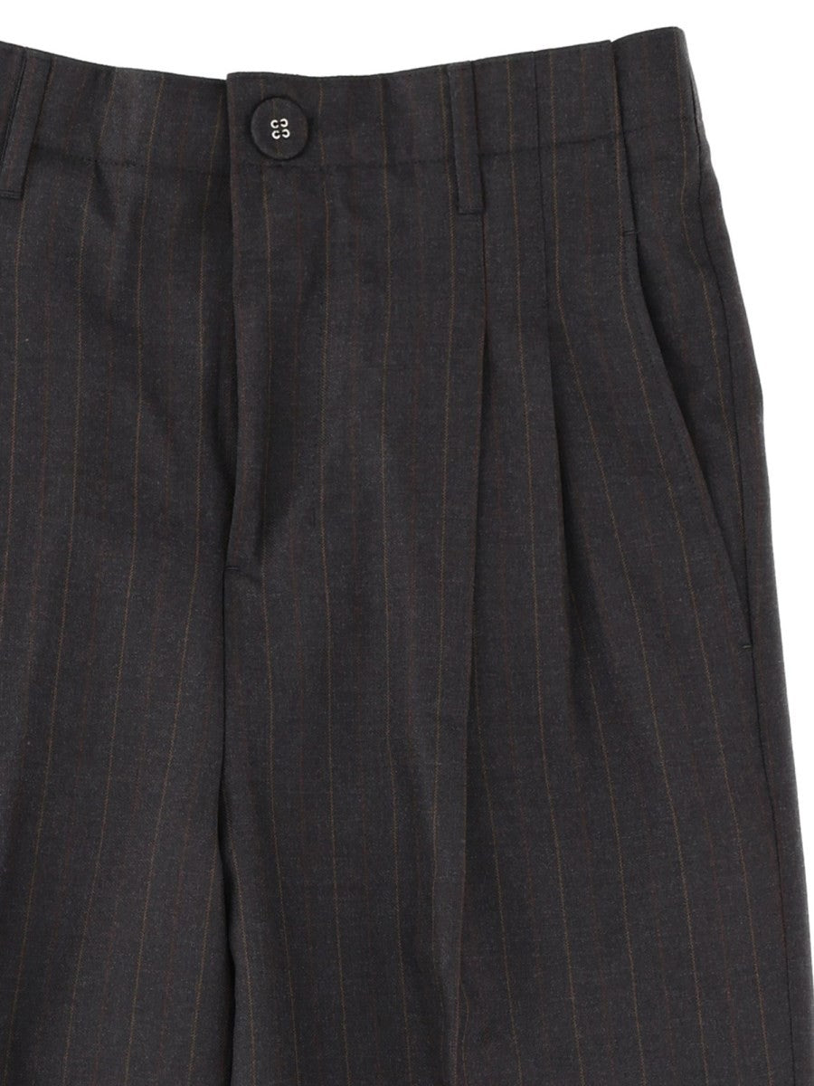 Ami Paris Men's Wool Trousers Grey