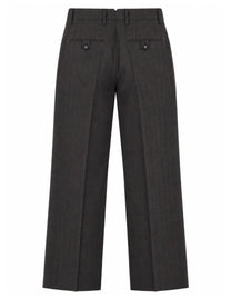Ami Paris Men's Wool Trousers Grey