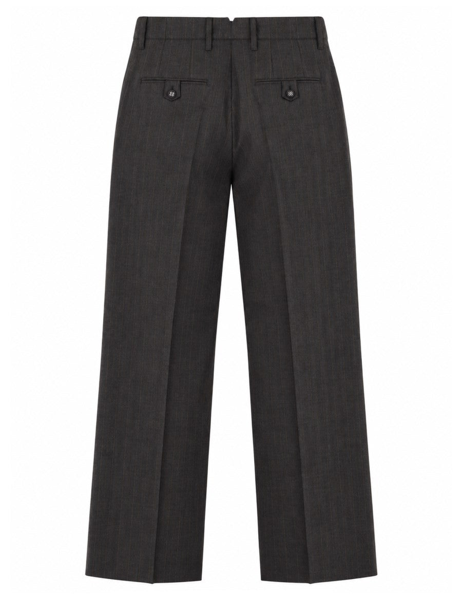 Ami Paris Men's Wool Trousers Grey