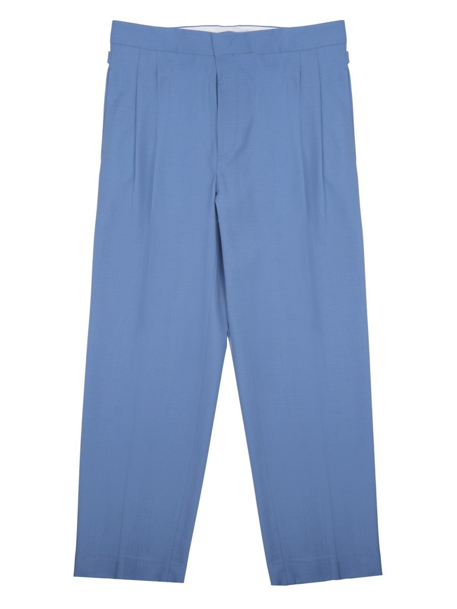 Be Able Men's Pantalone in Misto Lana Blue