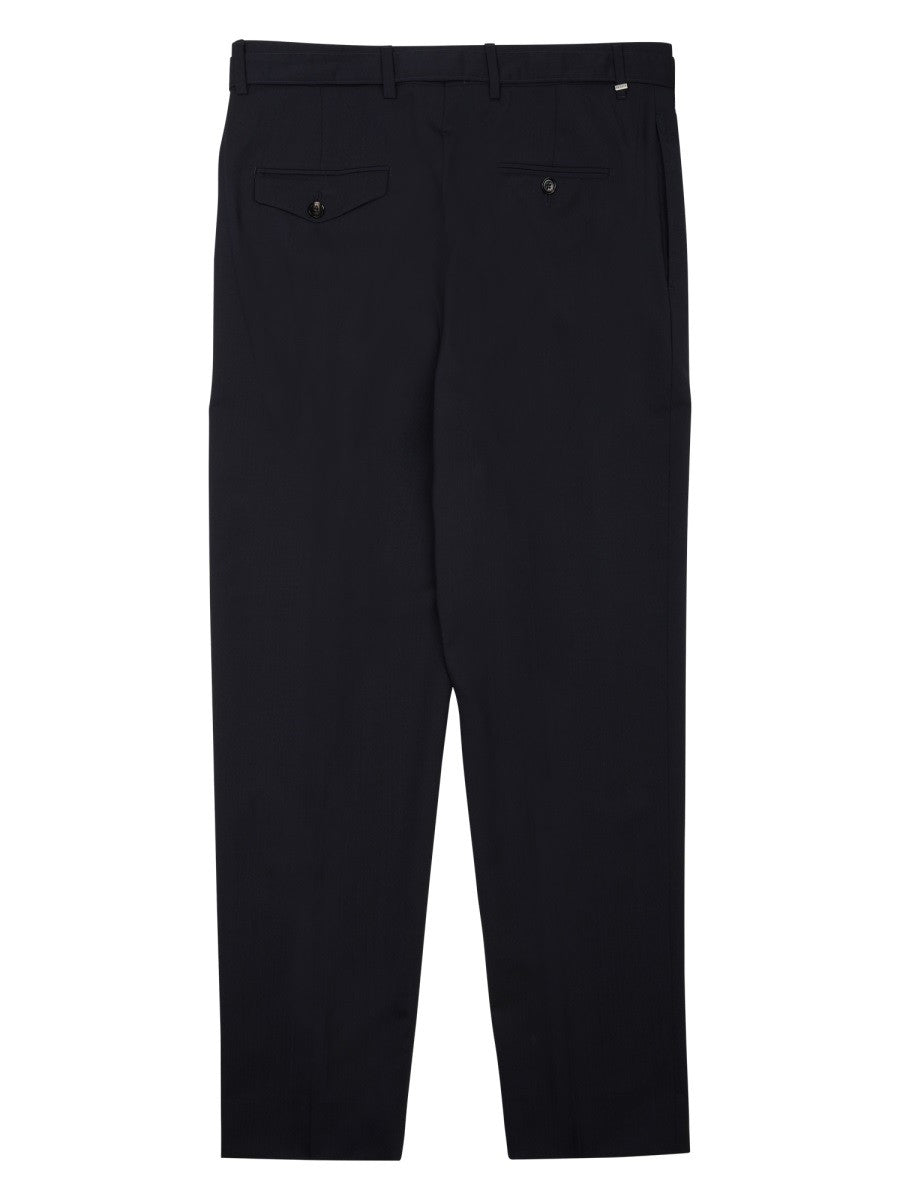 Be Able Men's Pantalone in Misto Lana Blue