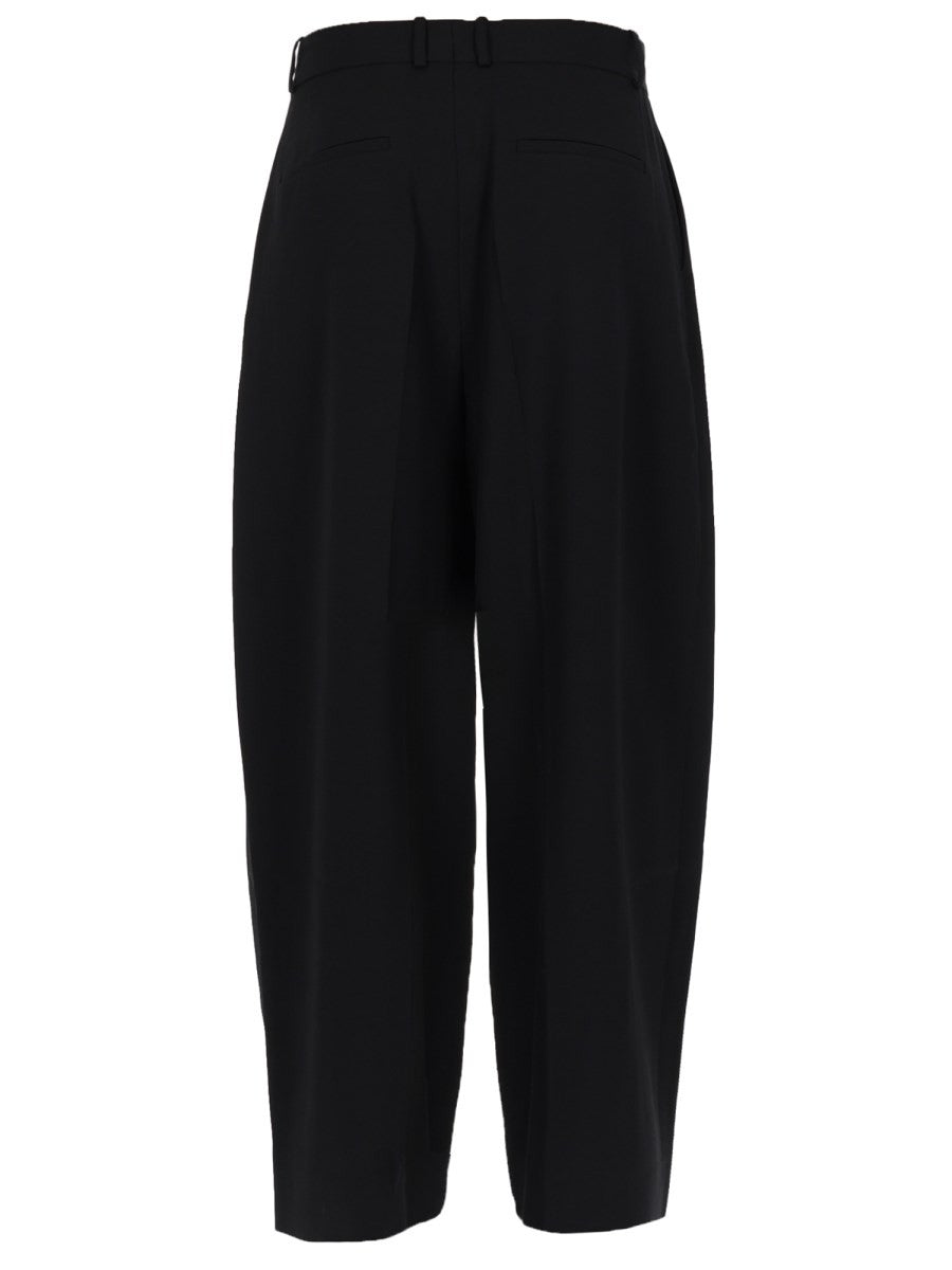 Studio Nicholson Men's Pantalone in Misto Lana Black