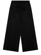 Toteme Women's Satin Trousers with Drawstring Black