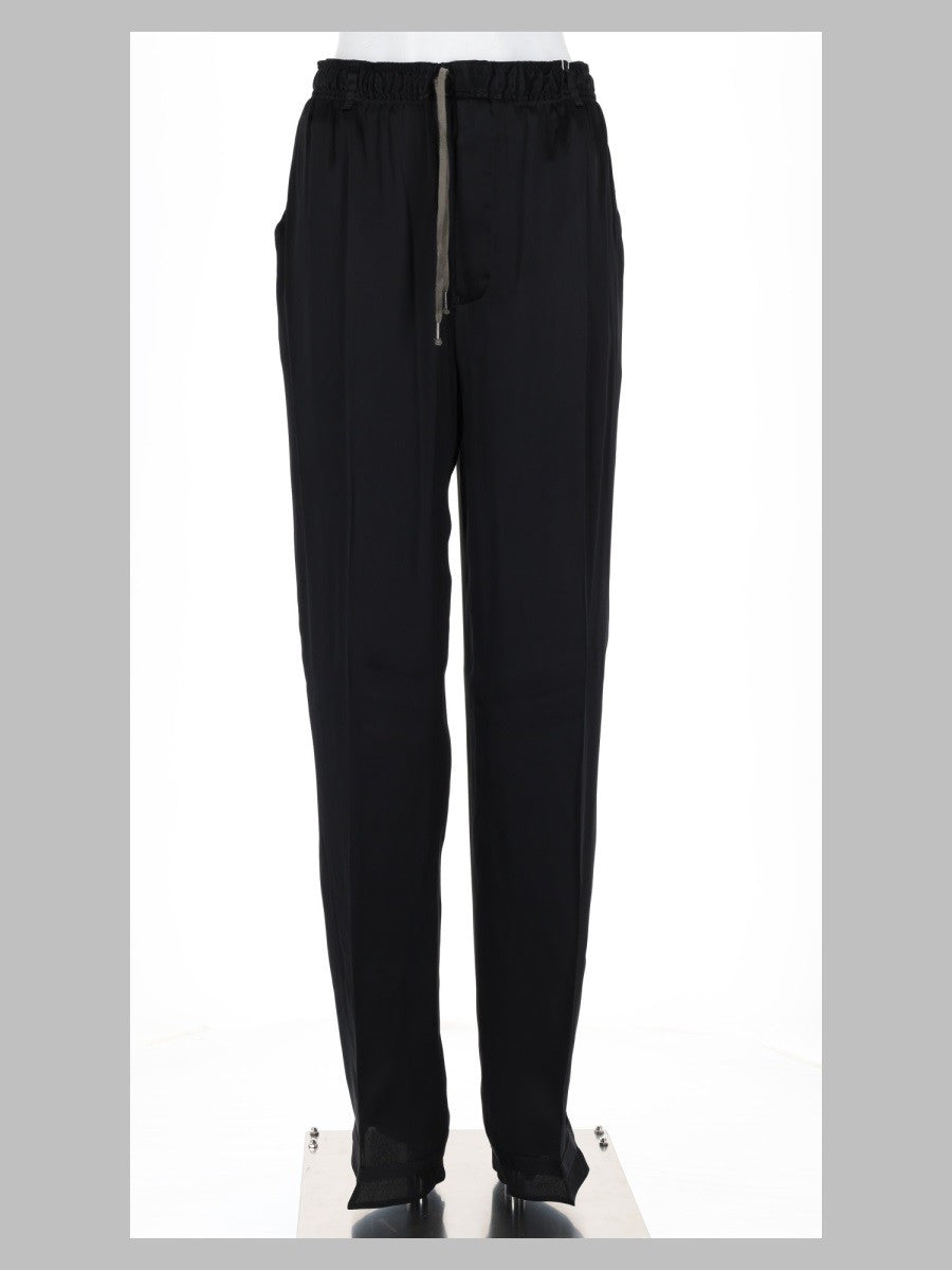 Maison Margiela Women's Pantalone in Raso Con Coulisse Black