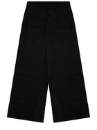 Toteme Women's Satin Trousers with Drawstring Black, view 2