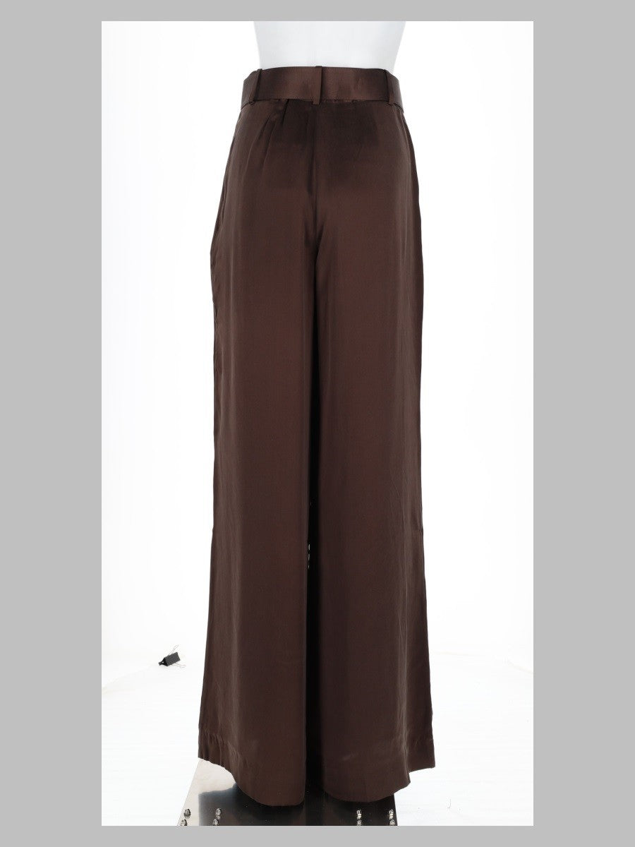 Zimmermann Women's Pantalone in Seta Con Cintura Brown