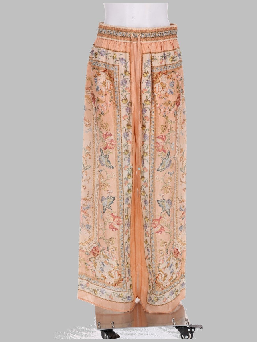 Zimmermann Women's Pantalone in Seta Stampata Multicolor
