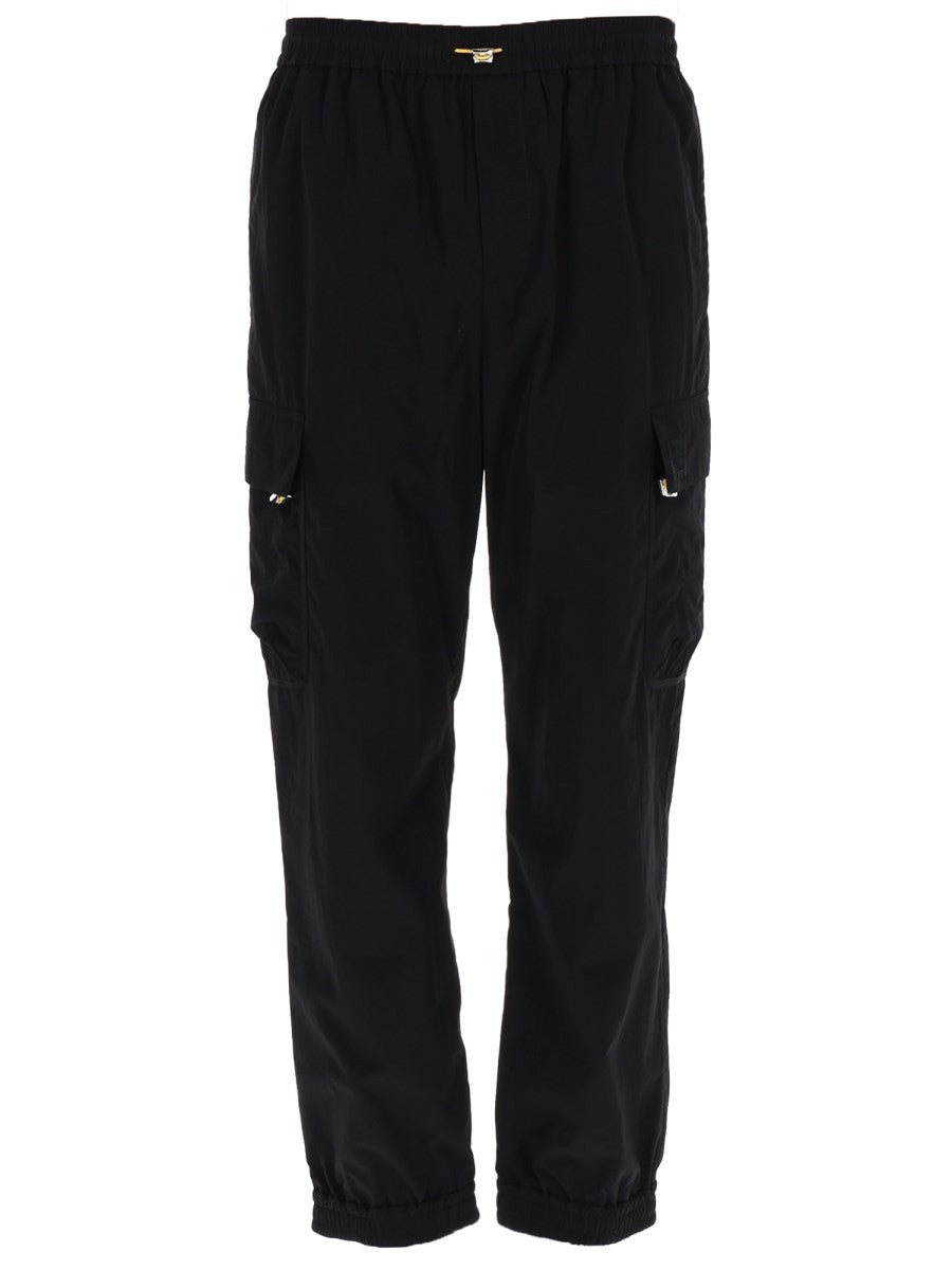 Fendi Men's Pantalone in Tessuto Tecnico Black