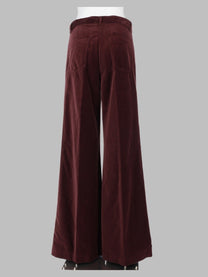 ASPESI Women's Pantalone in Velluto Di Cotone Red