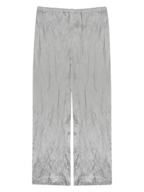 Alysi Women's Pantalone in Viscosa Testurizzata Grey