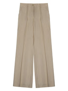 Parosh Women's Viscose Trousers Beige