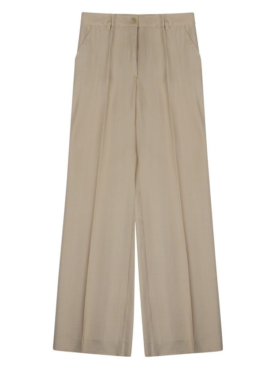 Parosh Women's Viscose Trousers Beige